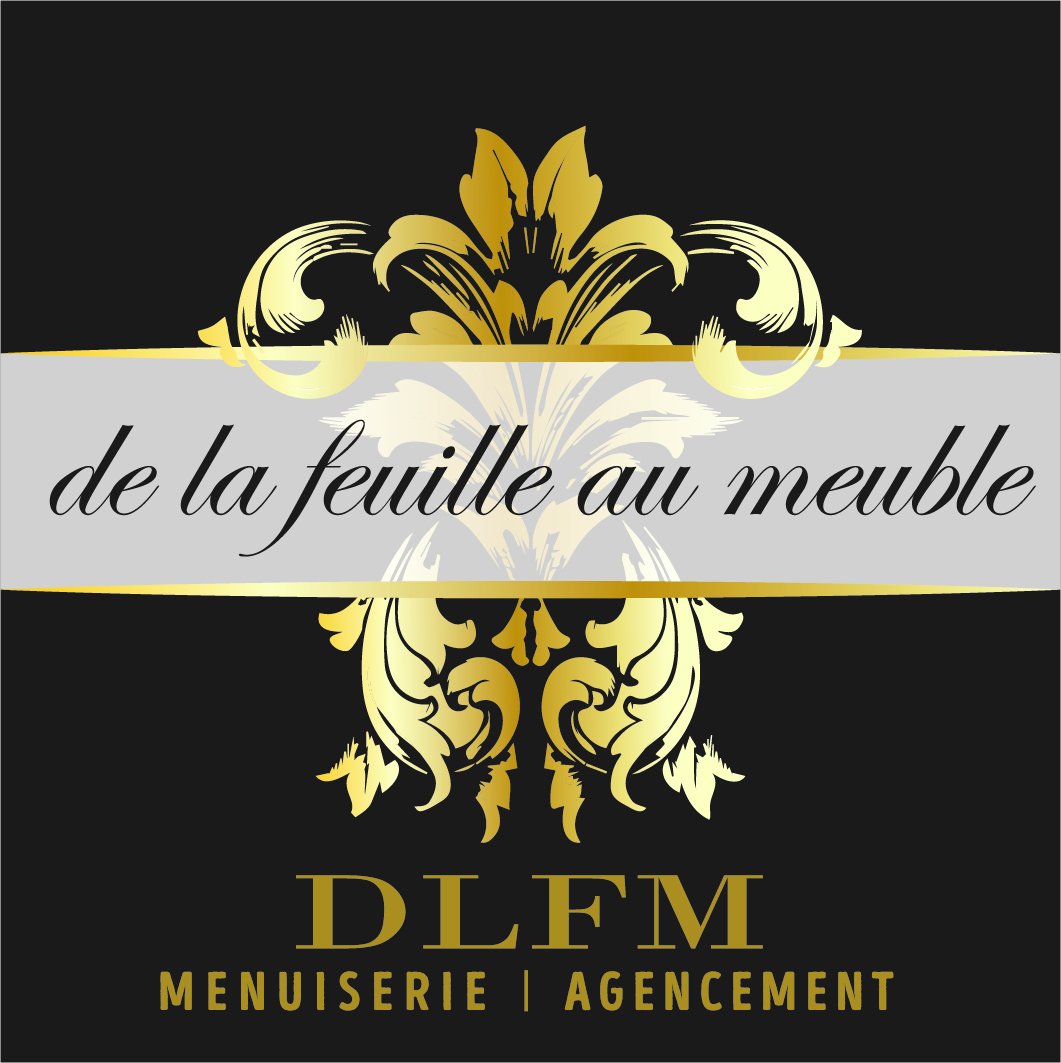 Logo de La Feuille au Meuble, menuiserie bois à Sérigné